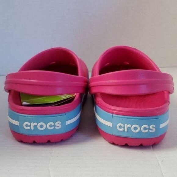 CROCS Candy Pink Bluebell Shoes Women's WOMAN'S 6 Relaxed Fit NWT - Picture 4 of 16